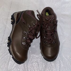 Hi-Tec Dark Brown Outdoor Boots Size 4M Junior Unisex